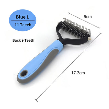 FurFlow™️Dog Deshedding Undercoat Rake Brush | Ultimate Dog Grooming Tool
