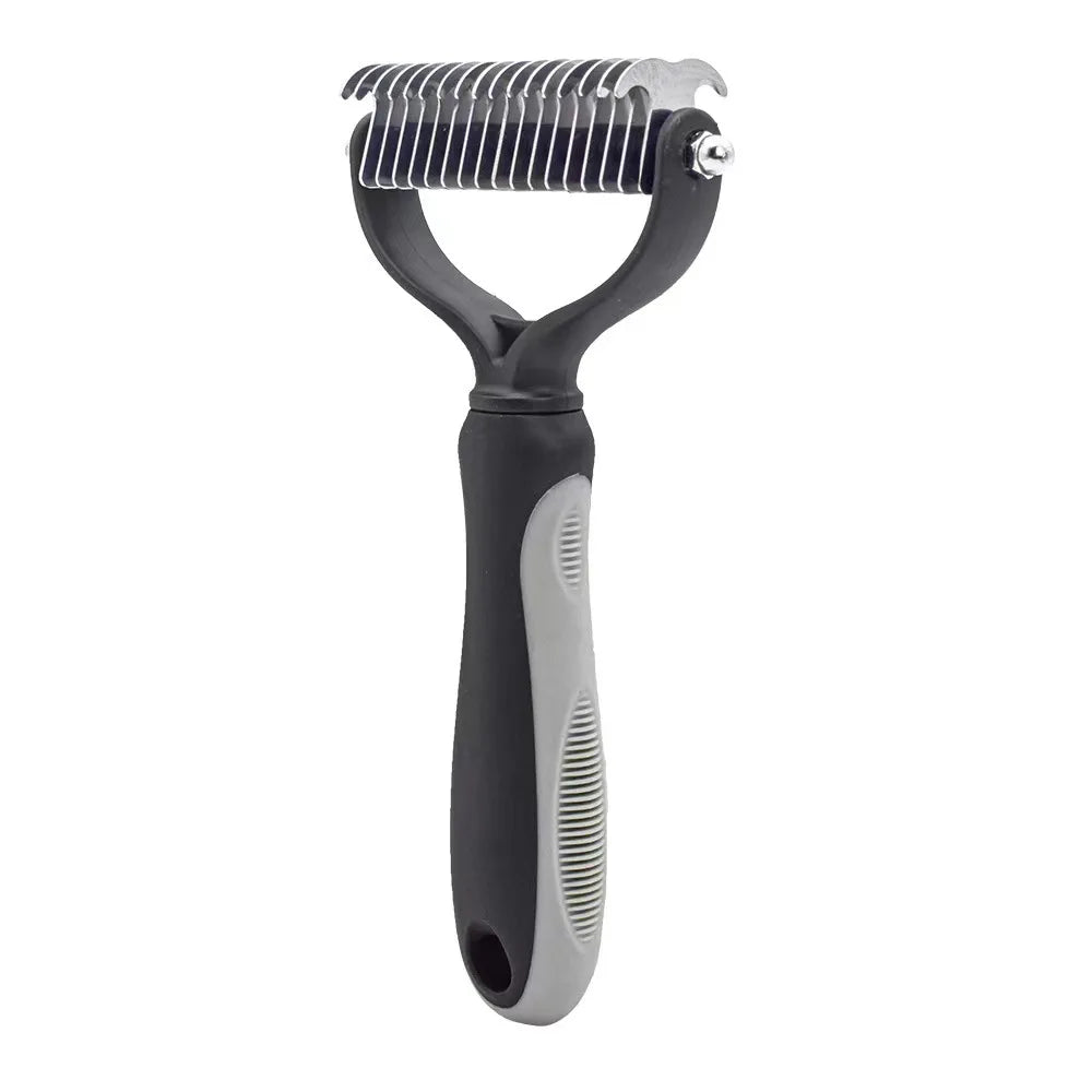 FurFlow™️Dog Deshedding Undercoat Rake Brush | Ultimate Dog Grooming Tool