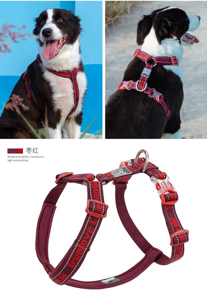 TrueLove Comfort Neoprene Adjustable Reflective Dog Harness