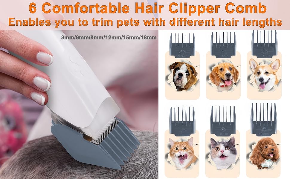 WhisperGroom™ | Kit de aspiradora para el cuidado de perros