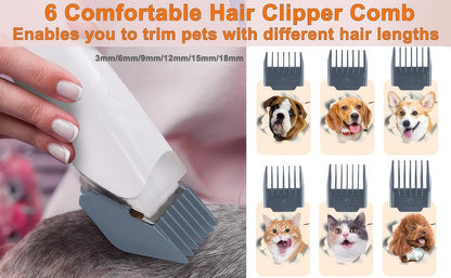 WhisperGroom™ | Kit de aspiradora para el cuidado de perros