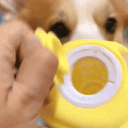 Rover Rituals | Dog Bathing Brush Pet Massage Brush Shampoo Dispenser Soft Silicone Brush