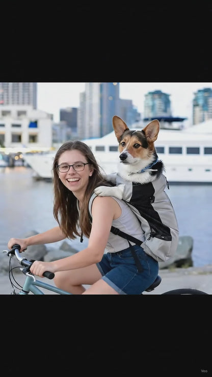 SecureRide Dog Carrier Backpack