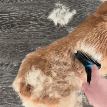 FurFlow™️Dog Deshedding Undercoat Rake Brush | Ultimate Dog Grooming Tool